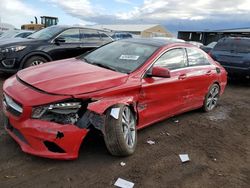 Mercedes-Benz cla-Class salvage cars for sale: 2014 Mercedes-Benz CLA 250