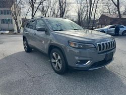 Vehiculos salvage en venta de Copart North Billerica, MA: 2020 Jeep Cherokee Limited