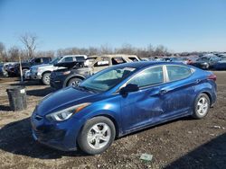 Salvage cars for sale at Des Moines, IA auction: 2015 Hyundai Elantra SE