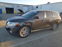 Salvage cars for sale at Vallejo, CA auction: 2015 Nissan Pathfinder S