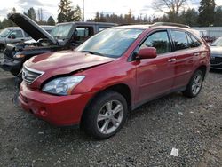 Lexus rx400 salvage cars for sale: 2008 Lexus RX 400H