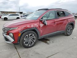 Salvage cars for sale at Grand Prairie, TX auction: 2025 Hyundai Tucson Limited