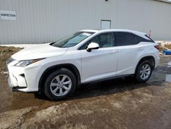 Salvage cars for sale at Portland, MI auction: 2017 Lexus RX 350 Base