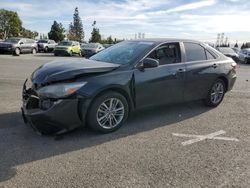 Salvage cars for sale from Copart Rancho Cucamonga, CA: 2015 Toyota Camry LE