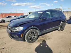 Volkswagen salvage cars for sale: 2021 Volkswagen Tiguan SE