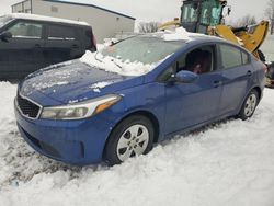 Salvage cars for sale at Wayland, MI auction: 2018 KIA Forte LX