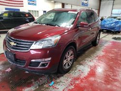 Salvage cars for sale at Angola, NY auction: 2015 Chevrolet Traverse LT