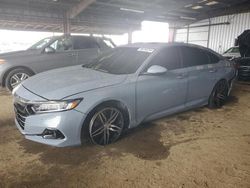 Salvage cars for sale at American Canyon, CA auction: 2021 Honda Accord Touring