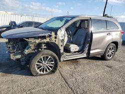 Toyota Highlander se salvage cars for sale: 2017 Toyota Highlander SE