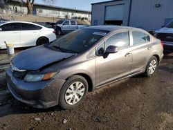 Vehiculos salvage en venta de Copart Cleveland: 2012 Honda Civic LX