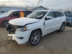 Salvage cars for sale at Pekin, IL auction: 2020 Jeep Grand Cherokee Overland