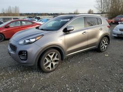 Salvage cars for sale at Arlington, WA auction: 2017 KIA Sportage SX