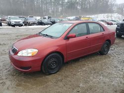 Salvage cars for sale at North Billerica, MA auction: 2006 Toyota Corolla CE