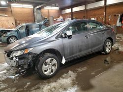 Salvage cars for sale at Ebensburg, PA auction: 2015 Honda Civic LX