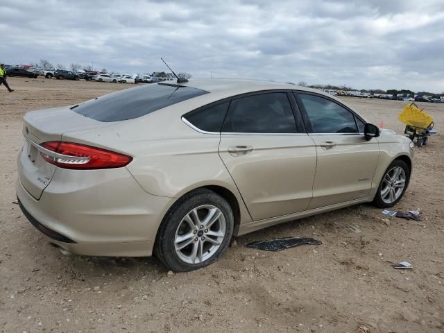 2018 Ford Fusion SE Hybrid