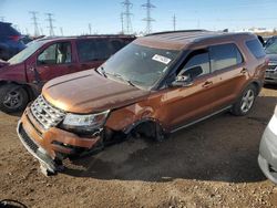 Salvage cars for sale at Elgin, IL auction: 2017 Ford Explorer XLT