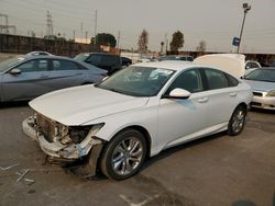 Salvage cars for sale at Wilmington, CA auction: 2020 Honda Accord LX