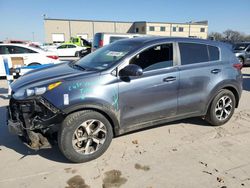 Salvage cars for sale at Wilmer, TX auction: 2020 KIA Sportage LX