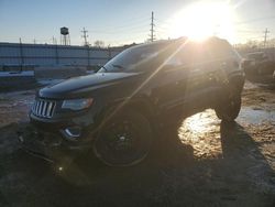 Salvage cars for sale at Chicago Heights, IL auction: 2014 Jeep Grand Cherokee Overland