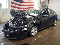 Salvage cars for sale at Lyman, ME auction: 2016 Chevrolet Cruze LT