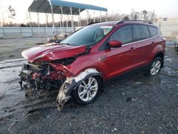 Salvage cars for sale at Spartanburg, SC auction: 2017 Ford Escape SE