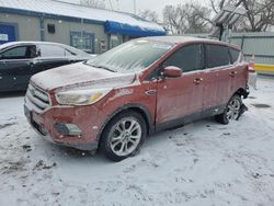 Salvage cars for sale at Wichita, KS auction: 2019 Ford Escape SE