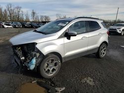 Ford Ecosport salvage cars for sale: 2018 Ford Ecosport SES