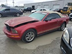 Salvage cars for sale at Jacksonville, FL auction: 2005 Ford Mustang