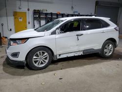 Salvage cars for sale at Candia, NH auction: 2017 Ford Edge SEL