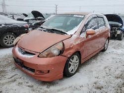 Salvage cars for sale at Elgin, IL auction: 2008 Honda FIT Sport