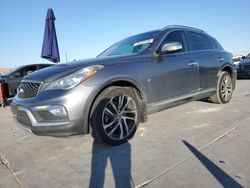 Salvage cars for sale at Grand Prairie, TX auction: 2016 Infiniti QX50