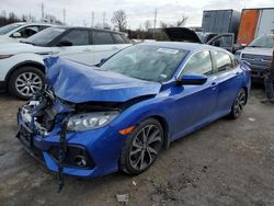 Salvage cars for sale at Bridgeton, MO auction: 2017 Honda Civic SI