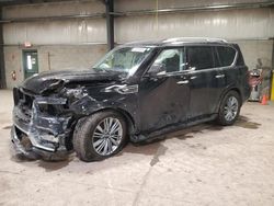 Salvage cars for sale at Chalfont, PA auction: 2022 Infiniti QX80 Luxe