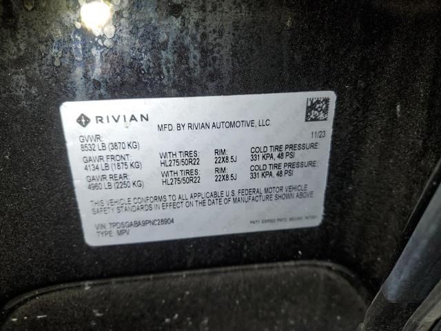 2023 Rivian R1S Adventure