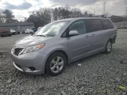 Salvage cars for sale at Mebane, NC auction: 2012 Toyota Sienna LE