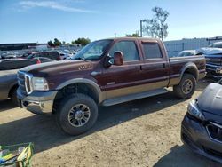 Ford F250 salvage cars for sale: 2007 Ford F250 Super Duty