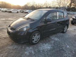 Salvage cars for sale at North Billerica, MA auction: 2008 Honda FIT Sport