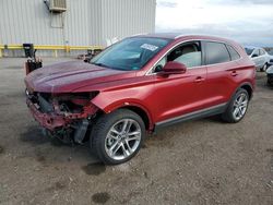 Salvage cars for sale at Tucson, AZ auction: 2016 Lincoln MKC Reserve