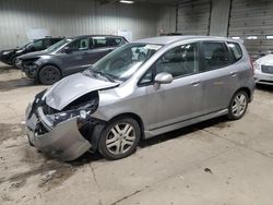 Salvage cars for sale at Franklin, WI auction: 2007 Honda FIT S