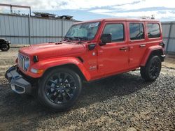 Jeep salvage cars for sale: 2024 Jeep Wrangler Sahara 4XE