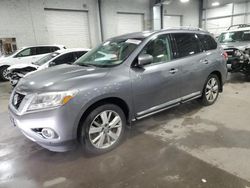 Salvage cars for sale at Ham Lake, MN auction: 2016 Nissan Pathfinder S