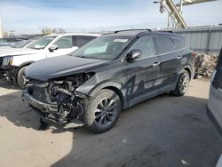 Salvage cars for sale at Kansas City, KS auction: 2017 Hyundai Santa FE SE