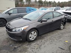 Salvage cars for sale at Exeter, RI auction: 2018 KIA Forte LX