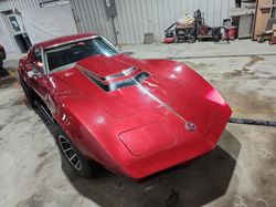 Chevrolet Corvette salvage cars for sale: 1973 Chevrolet Corvette