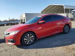 Salvage cars for sale at Fresno, CA auction: 2018 Honda Civic EX