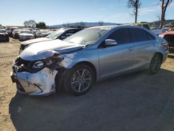 Salvage cars for sale at San Martin, CA auction: 2017 Toyota Camry LE