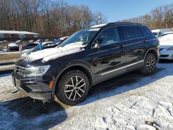 Volkswagen salvage cars for sale: 2021 Volkswagen Tiguan SE