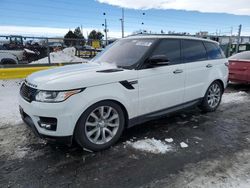 Land Rover salvage cars for sale: 2016 Land Rover Range Rover Sport HSE