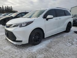 Salvage cars for sale at Bowmanville, ON auction: 2024 Toyota Sienna LE/XLE