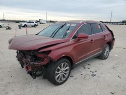 Salvage cars for sale from Copart New Braunfels, TX: 2015 Lincoln MKC